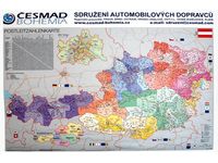 Nástěnná mapa - Rakousko POST LEIT